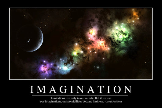 Imagination Inspirational Quote and Wall Decal