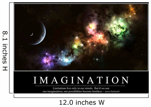Imagination Inspirational Quote and Wall Decal