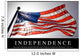 Independence Inspirational Quote and Wall Decal Design 1