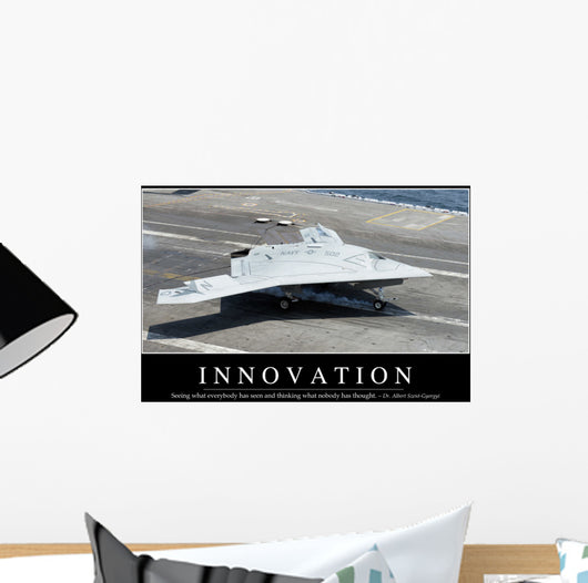 Innovation Inspirational Quote and Wall Decal Design 2