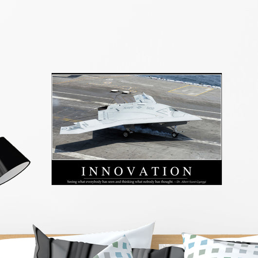 Innovation Inspirational Quote and Wall Decal Design 2