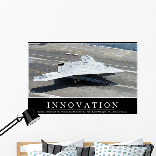 Innovation Inspirational Quote and Wall Decal Design 2