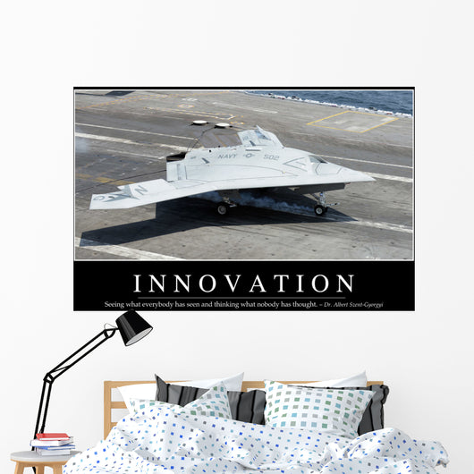 Innovation Inspirational Quote and Wall Decal Design 2