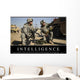 Intelligence Inspirational Quote and Wall Decal
