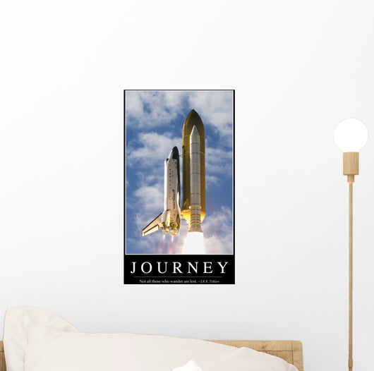 Journey Inspirational Quote and Wall Decal Design 2
