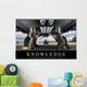 Knowledge Inspirational Quote and Wall Decal