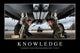 Knowledge Inspirational Quote and Wall Decal