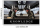 Knowledge Inspirational Quote and Wall Decal
