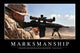 Marksmanship Inspirational Quote and Wall Decal