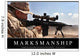 Marksmanship Inspirational Quote and Wall Decal