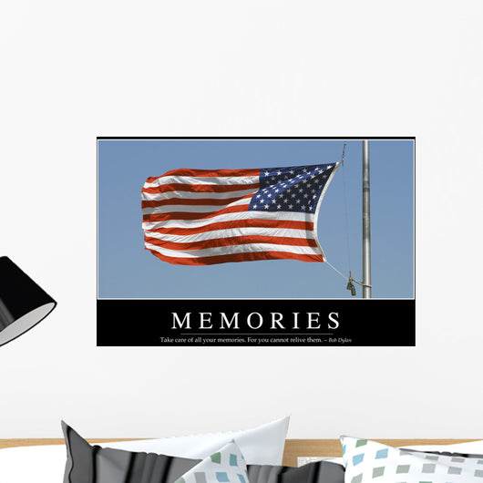 Memories Inspirational Quote and Wall Decal Design 1