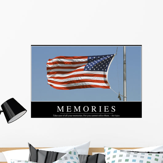 Memories Inspirational Quote and Wall Decal Design 1