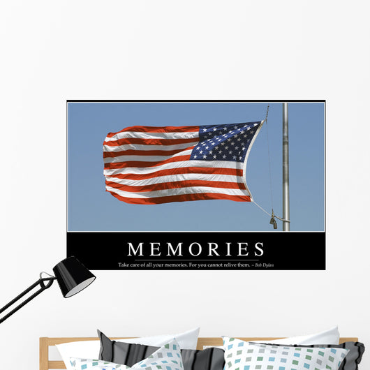 Memories Inspirational Quote and Wall Decal Design 1