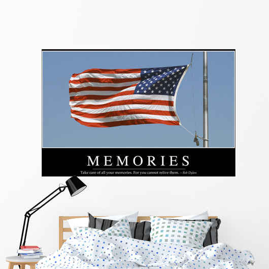 Memories Inspirational Quote and Wall Decal Design 1