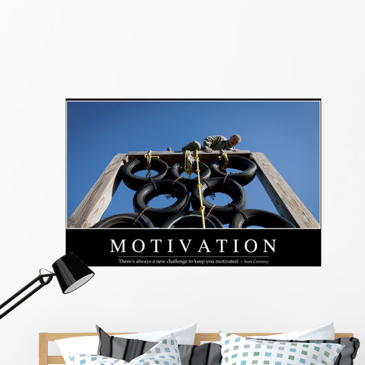 Motivation Inspirational Quote and Wall Decal