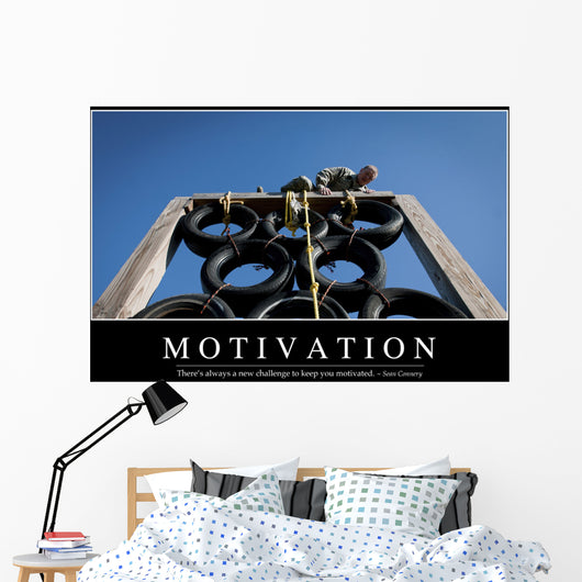 Motivation Inspirational Quote and Wall Decal