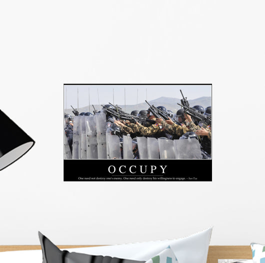 Occupy Inspirational Quote and Wall Decal