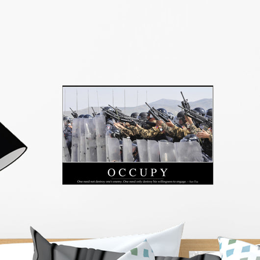 Occupy Inspirational Quote and Wall Decal