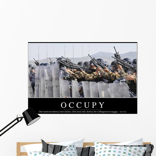 Occupy Inspirational Quote and Wall Decal