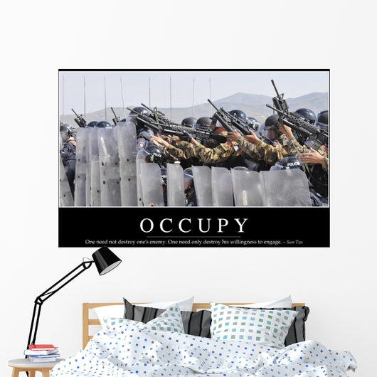 Occupy Inspirational Quote and Wall Decal