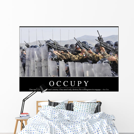 Occupy Inspirational Quote and Wall Decal