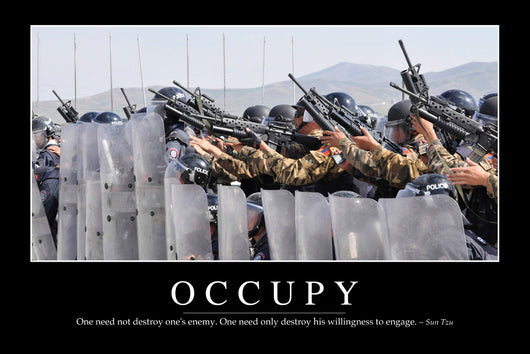 Occupy Inspirational Quote and Wall Decal