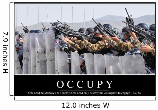 Occupy Inspirational Quote and Wall Decal
