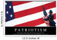 Patriotism Inspirational Quote and Wall Decal