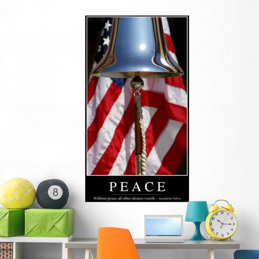 Peace Inspirational Quote and Wall Decal Design 3