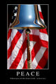 Peace Inspirational Quote and Wall Decal Design 3