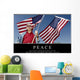 Peace Inspirational Quote and Wall Decal Design 1