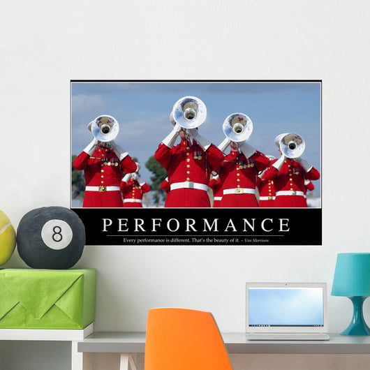 Performance Inspirational Quote and Wall Decal