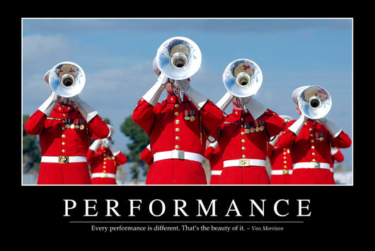 Performance Inspirational Quote and Wall Decal