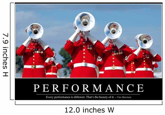 Performance Inspirational Quote and Wall Decal