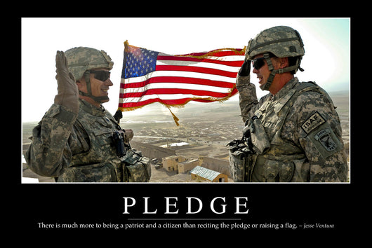 Pledge Inspirational Quote and Wall Decal