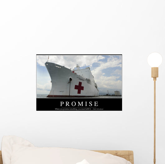 Promise Inspirational Quote and Wall Decal Design 2