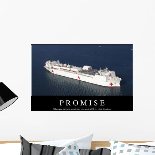 Promise Inspirational Quote and Wall Decal Design 1