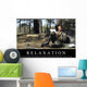 Relaxation Inspirational Quote and Wall Decal