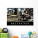 Relaxation Inspirational Quote and Wall Decal