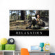 Relaxation Inspirational Quote and Wall Decal