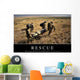 Rescue Inspirational Quote and Wall Decal Design 2