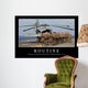Routine Inspirational Quote and Wall Decal