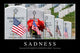 Sadness Inspirational Quote and Wall Decal