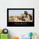 Security Inspirational Quote and Wall Decal Design 1