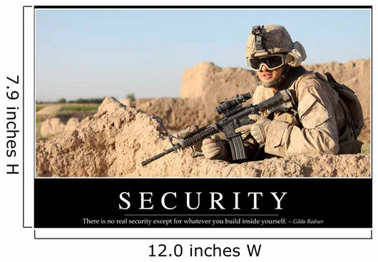 Security Inspirational Quote and Wall Decal Design 1