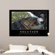 Solution Inspirational Quote and Wall Decal Design 2