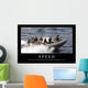 Speed Inspirational Quote and Wall Decal Design 1