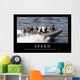 Speed Inspirational Quote and Wall Decal Design 1