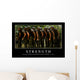 Strength Inspirational Quote and Wall Decal