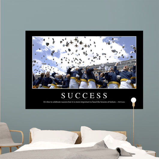 Success Inspirational Quote and Wall Decal